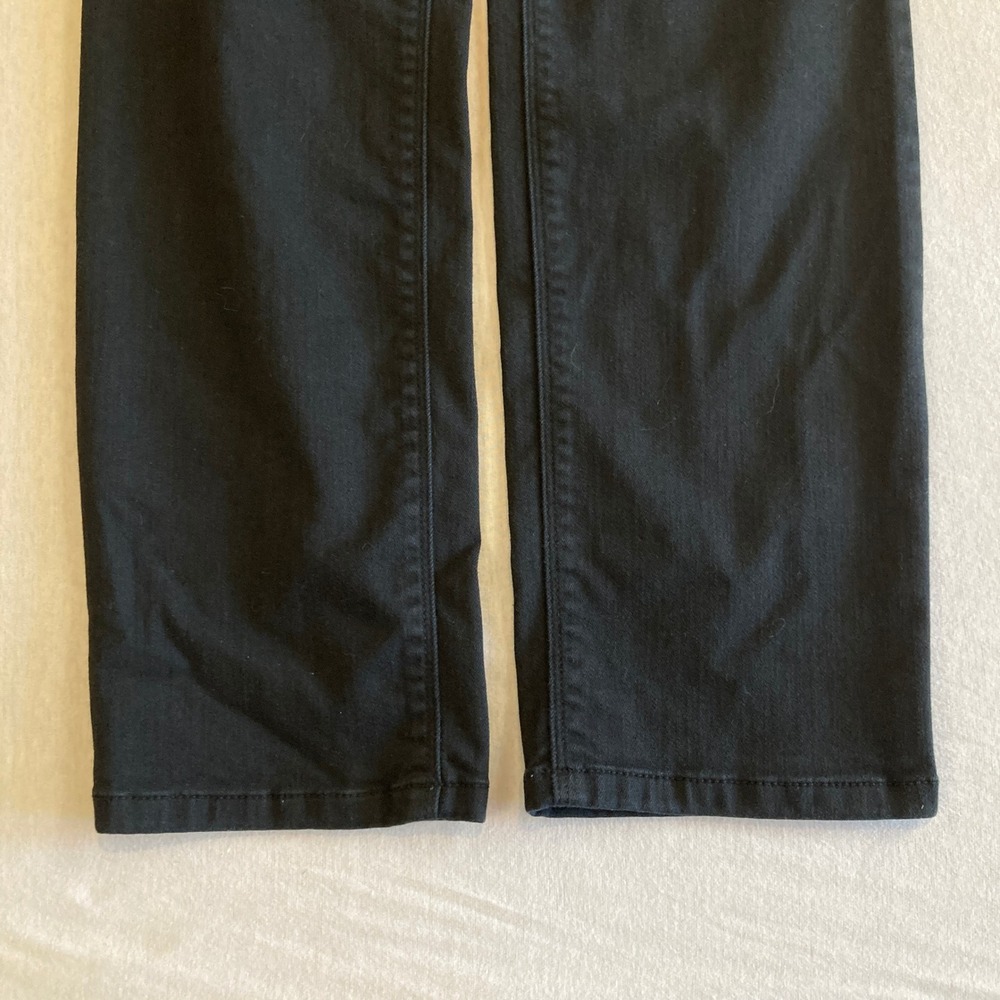 J.Jill Jeans Womens 12 (31x29) Black High-Rise Straight Leg Stretch WPT145141 - Picture 9 of 14
